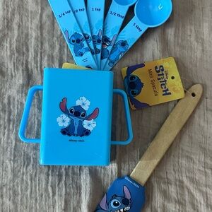 Disney Stitch Kids Baking Set - Blue and Tan